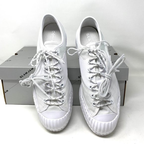 💖MEGA SALE💖Converse Men's Bosey MC Ox Canvas White Extra Pair Laces 171224C - Picture 6 of 11